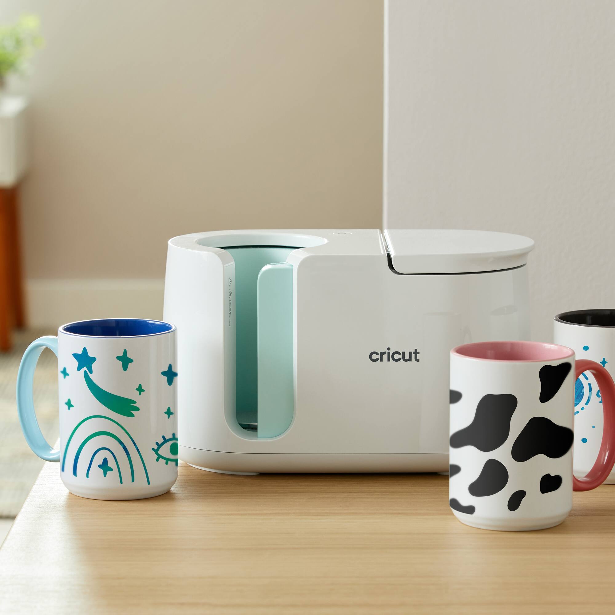 Cricut® 15oz. White & Gray Ceramic Mug Blank
